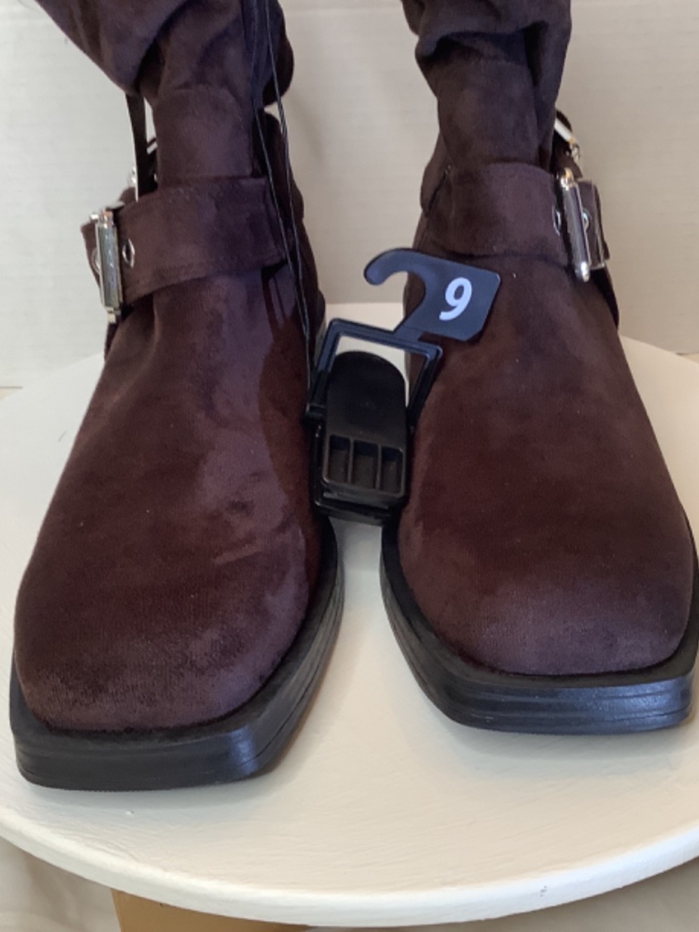NWT No Boundaries suede Brown Moto Calf Boots - Picture 13 of 17